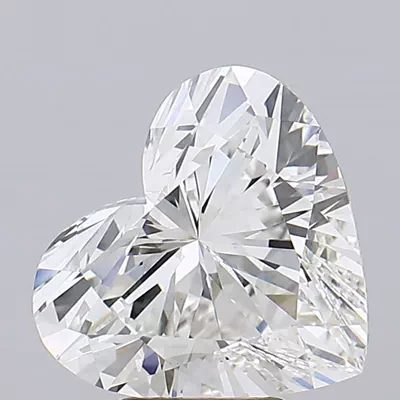 5.08ct G VVS2 Rare Carat Ideal Cut Heart Lab Grown Diamond