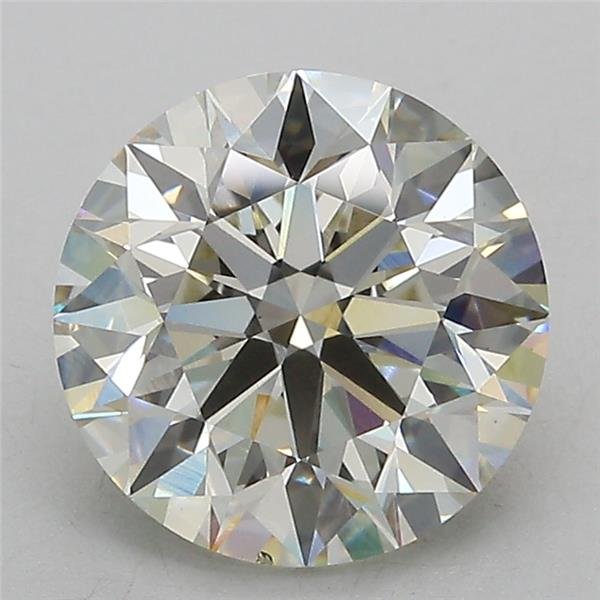 3.08ct J VS1 Excellent Cut Round Lab Grown Diamond