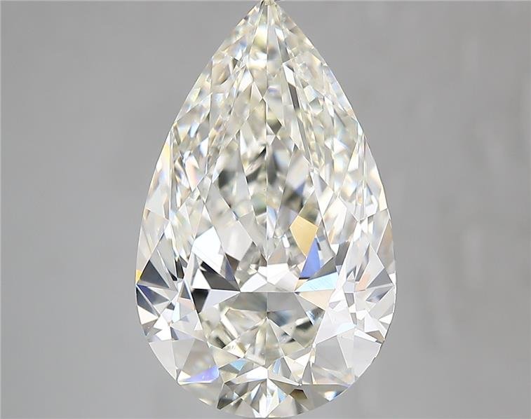 5.21ct K VS2 Rare Carat Ideal Cut Pear Diamond