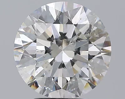 3.51ct H SI2 Rare Carat Ideal Cut Round Diamond