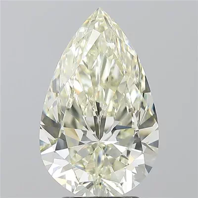 3.51ct K IF Rare Carat Ideal Cut Pear Diamond