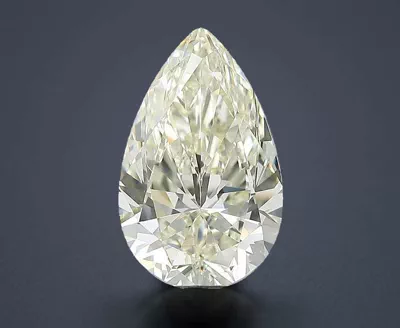 3.51ct K IF Rare Carat Ideal Cut Pear Diamond