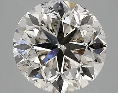 3.01ct J SI2 Good Cut Round Diamond