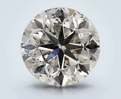 3.01ct J SI2 Good Cut Round Diamond