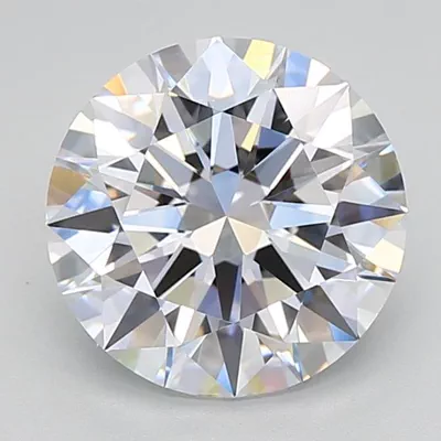 2.96ct D VVS1 Rare Carat Ideal Cut Round Lab Grown Diamond