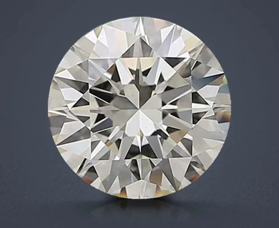 2.70ct K VS2 Rare Carat Ideal Cut Round Diamond