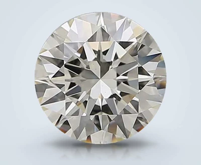 2.70ct K VS2 Rare Carat Ideal Cut Round Diamond