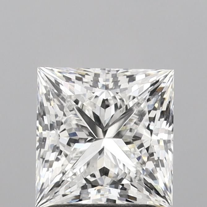 2.16ct H VVS2 Rare Carat Ideal Cut Princess Lab Grown Diamond