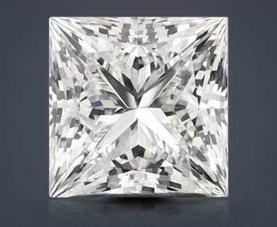 2.16ct H VVS2 Rare Carat Ideal Cut Princess Lab Grown Diamond