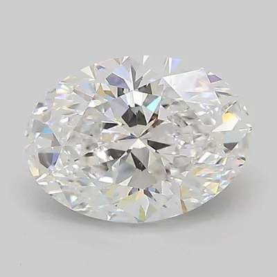 1.51ct E VVS2 Rare Carat Ideal Cut Oval Lab Grown Diamond