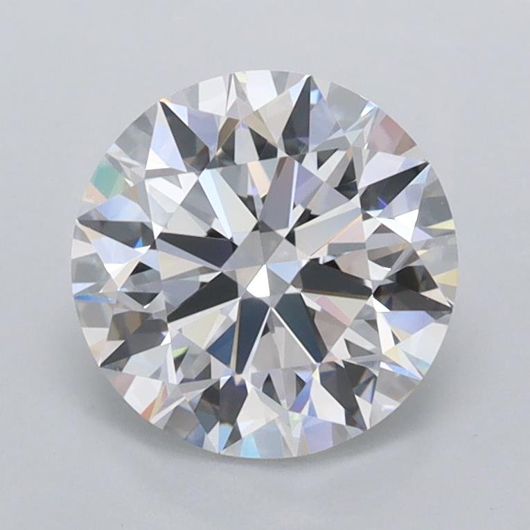 1.68ct D FL Rare Carat Ideal Cut Round Lab Grown Diamond