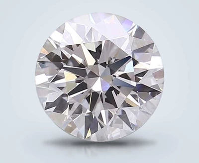 2.57ct F VS2 Rare Carat Ideal Cut Round Lab Grown Diamond