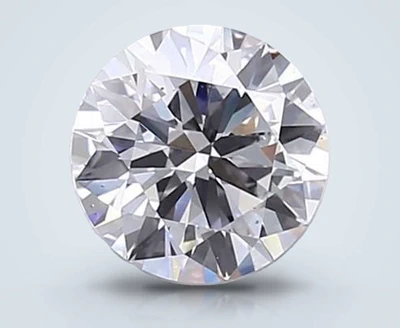 3.02ct F VS1 Rare Carat Ideal Cut Round Lab Grown Diamond