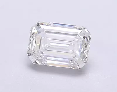 1.00ct F SI1 Rare Carat Ideal Cut Emerald Lab Grown Diamond