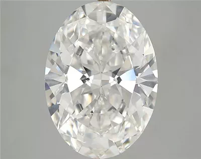 7.02ct G SI2 Rare Carat Ideal Cut Oval Diamond
