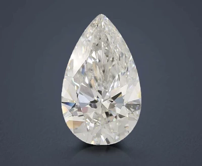5.41ct F VS1 Rare Carat Ideal Cut Pear Lab Grown Diamond