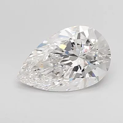 2.51ct F VS1 Very Good Cut Pear Lab Grown Diamond