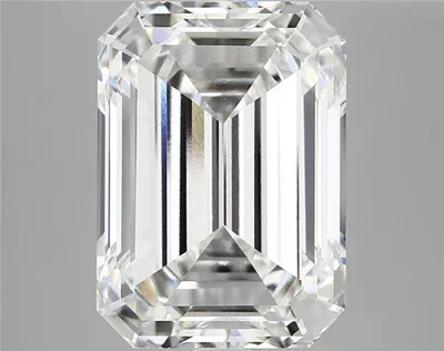 11.56ct F VVS2 Rare Carat Ideal Cut Emerald Lab Grown Diamond