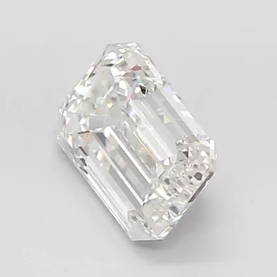 3.00ct F VS1 Excellent Cut Emerald Lab Grown Diamond