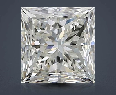 2.50ct J VS1 Very Good Cut Princess Diamond