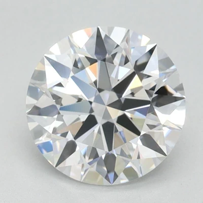 1.53ct D FL Rare Carat Ideal Cut Round Lab Grown Diamond