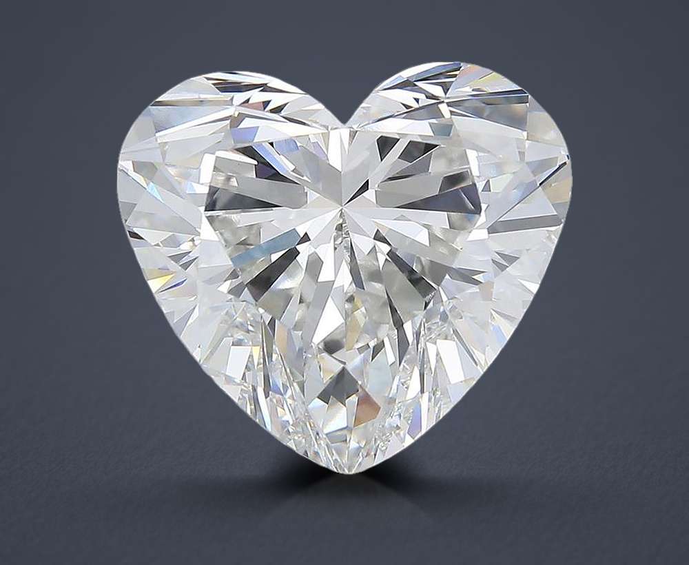 10.61ct G VVS2 Rare Carat Ideal Cut Heart Lab Grown Diamond