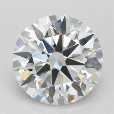 2.03ct D FL Rare Carat Ideal Cut Round Lab Grown Diamond
