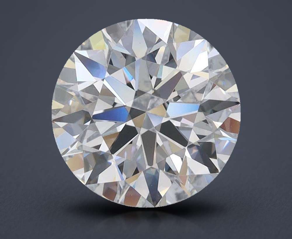 2.57ct D FL Rare Carat Ideal Cut Round Lab Grown Diamond