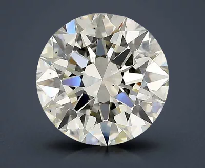 3.01ct K VS2 Rare Carat Ideal Cut Round Diamond