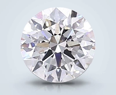 1.54ct F VS2 Rare Carat Ideal Cut Round Lab Grown Diamond