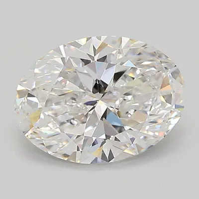2.04ct E VS1 Rare Carat Ideal Cut Oval Lab Grown Diamond