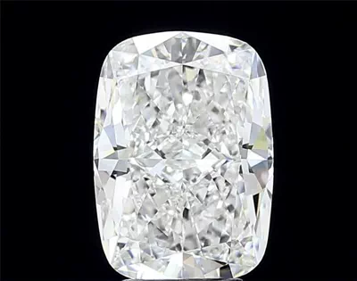 3.72ct F VVS2 Rare Carat Ideal Cut Cushion Lab Grown Diamond