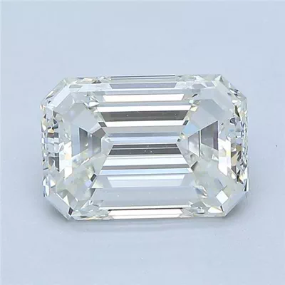 2.00ct I VVS2 Rare Carat Ideal Cut Emerald Diamond