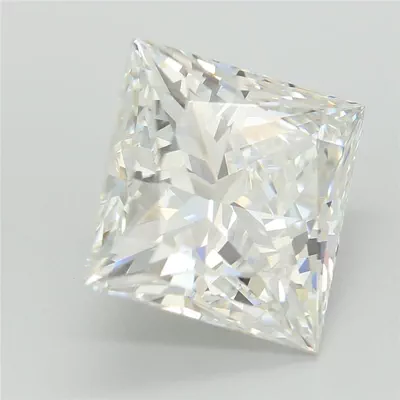 5.03ct F VS1 Rare Carat Ideal Cut Princess Lab Grown Diamond