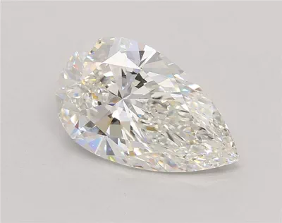 5.04ct G VVS2 Rare Carat Ideal Cut Pear Lab Grown Diamond