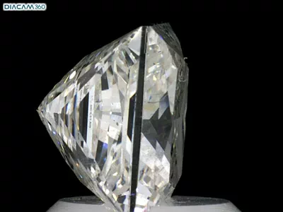 1.73ct I VS2 Good Cut Princess Diamond