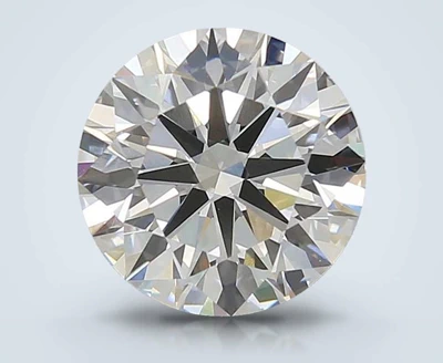 3.05ct E VVS2 Rare Carat Ideal Cut Round Lab Grown Diamond