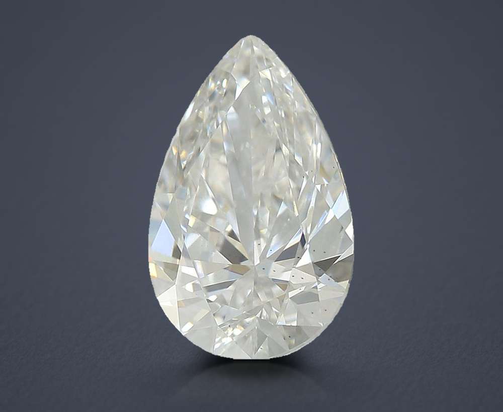 1.77ct E SI1 Rare Carat Ideal Cut Pear Lab Grown Diamond