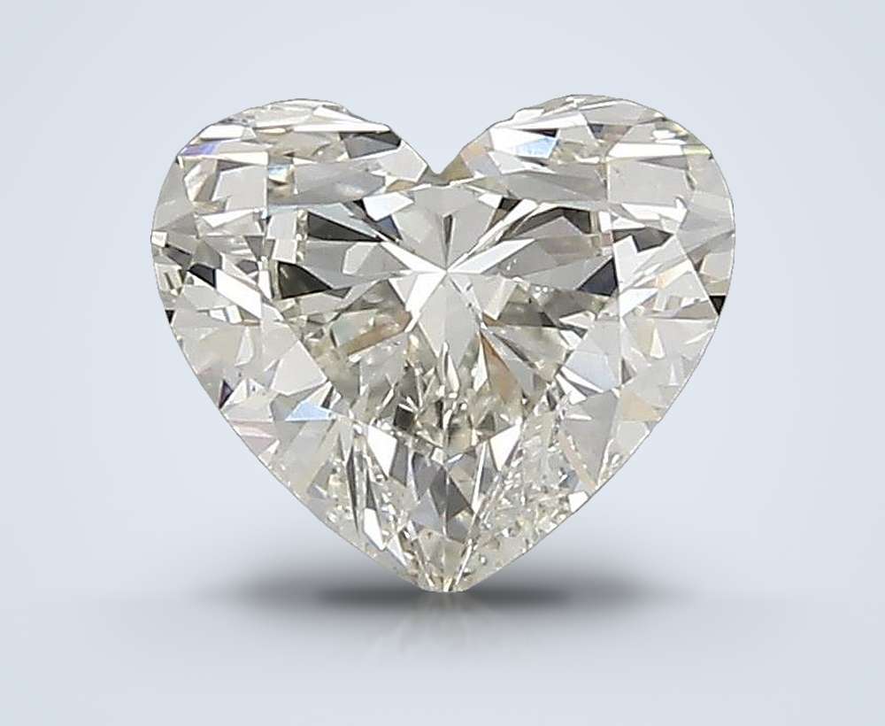 1.51ct J SI2 Rare Carat Ideal Cut Heart Diamond
