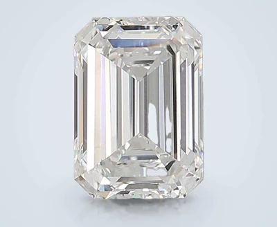 6.06ct E VS1 Rare Carat Ideal Cut Emerald Lab Grown Diamond