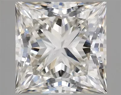 3.60ct H VS1 Rare Carat Ideal Cut Princess Lab Grown Diamond