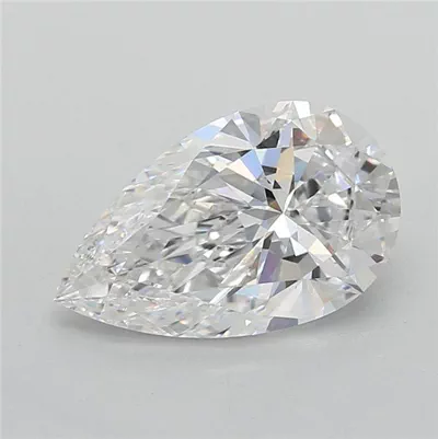 2.04ct E VS1 Rare Carat Ideal Cut Pear Lab Grown Diamond