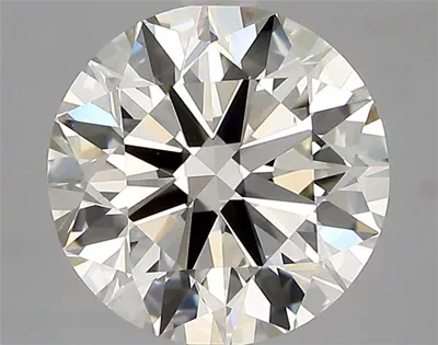 3.07ct K VS1 Rare Carat Ideal Cut Round Diamond