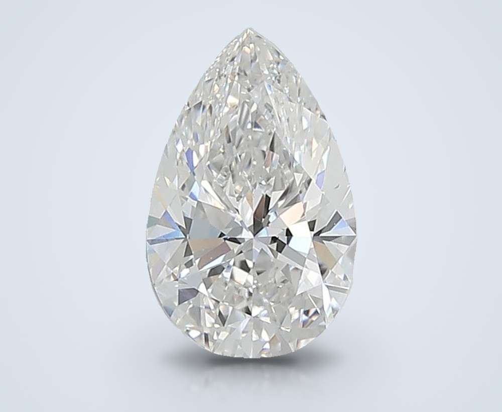 1.22ct D VVS1 Rare Carat Ideal Cut Pear Lab Grown Diamond