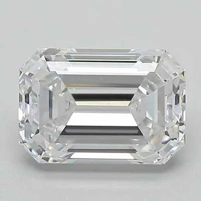 2.02ct D VS2 Rare Carat Ideal Cut Emerald Lab Grown Diamond