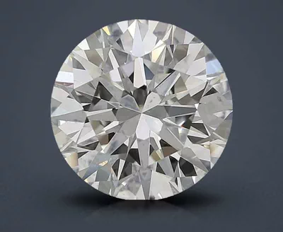 6.13ct I SI1 Rare Carat Ideal Cut Round Diamond