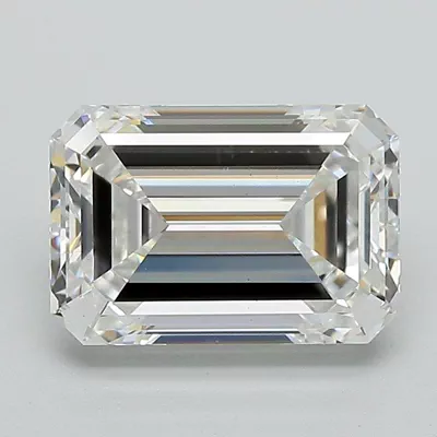 2.59ct E VS1 Rare Carat Ideal Cut Emerald Lab Grown Diamond