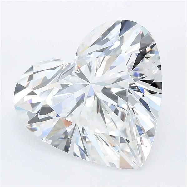 8.09ct F VVS2 Rare Carat Ideal Cut Heart Lab Grown Diamond