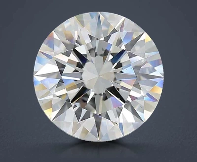 6.31ct I VS2 Rare Carat Ideal Cut Round Diamond