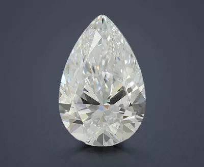 1.34ct D VVS2 Rare Carat Ideal Cut Pear Lab Grown Diamond